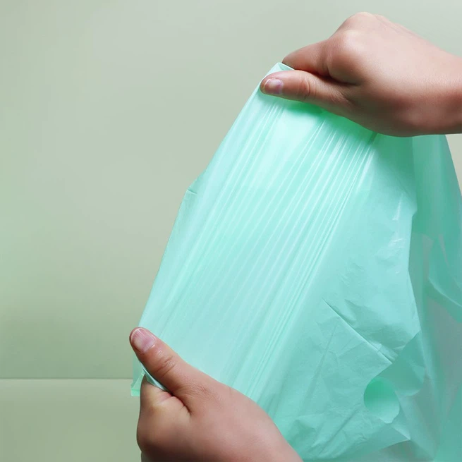 Portable fully degradable green shopping bag Portable fully degradable green shopping bag